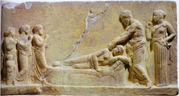 History of greek massage